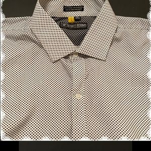 Stacy Adams Black & White Dress Shirt